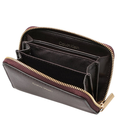 Calvin Klein Foil Logo - Cartera M 2cc 11 cm (fudge/espresso)