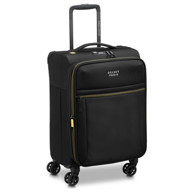 Delsey Paris Brochant 3 - Trolley da cabina a 4 ruote S 55 cm espandibile (nero profondo)