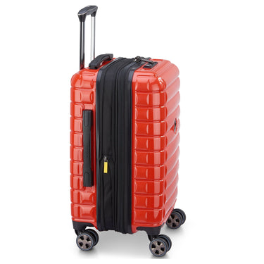 Delsey Paris Shadow 5.0 - Valise cabine à 4 roulettes USB 55 cm (intensives rot)