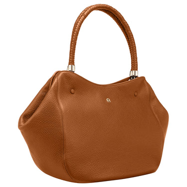 Aigner Carre Soft - Bolso shopper L 49 cm (cognac brown)