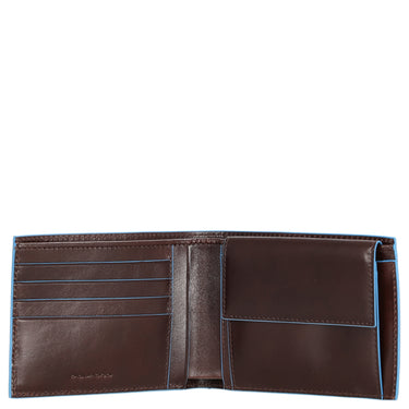 Piquadro Blue Square - Men's Wallet 4cc 12.5 cm (mahogany)