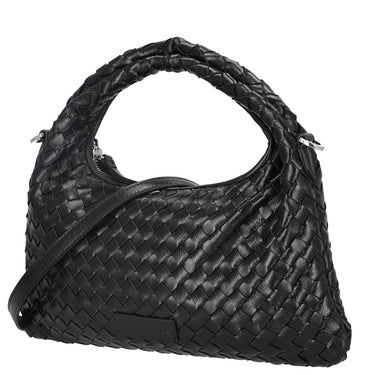 Les Visionnaires Sadie Weave Glossy - Henkeltasche (black)