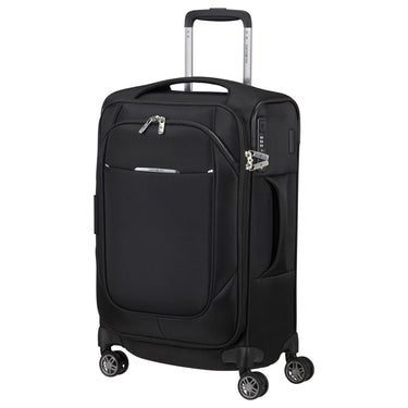 Samsonite Selection Re-Lite - Valise cabine à 4 roulettes 55 cm extensible (noir)