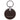 Porsche Design Circle - Schlüsselanhänger 9 cm (dark brown)
