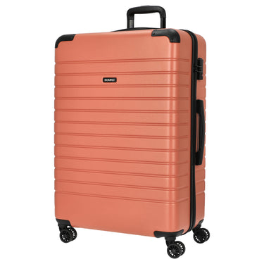 Somko Line - Maleta de 4 ruedas L 77 cm (color: coral)