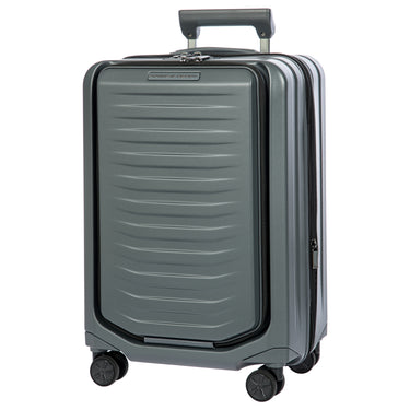 Porsche Design Roadster Hardcase - 4-Wheel Cabin Trolley with Front Pocket S 55 cm (grey matt)