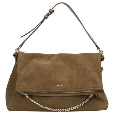 BOSS Women Yelena Shoulder Bag - Schultertasche 38 cm (medium beige)