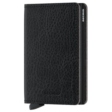 Secrid Vegetable Tanned Slimwallet - Portefeuille RFID 6.8 cm (black black)