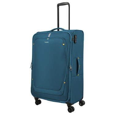 Travelite Umbria - 4-Wheel Trolley L 77 cm Extended (Color: petrol)