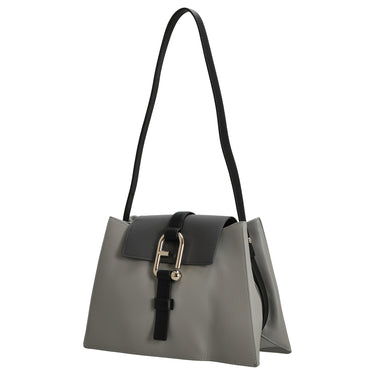 Furla Nuvola S - Borsa a spalla 27 cm (cenere+soil+nero)