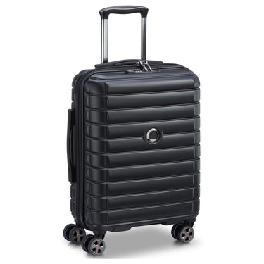 Delsey Paris Shadow 5.0 - Valise cabine Slim Line USB 55 cm (schwarz)