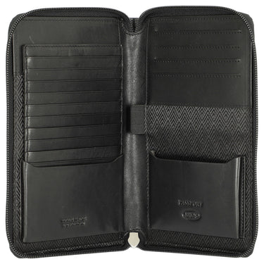 Brics Monte Rosa - Portafoglio per carte di credito 15cc 13.5 cm RFID (nero)