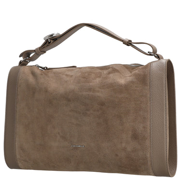 Coccinelle Linor Suede Bi - Shopper 39 cm (color: warm taupe/warm taupe)
