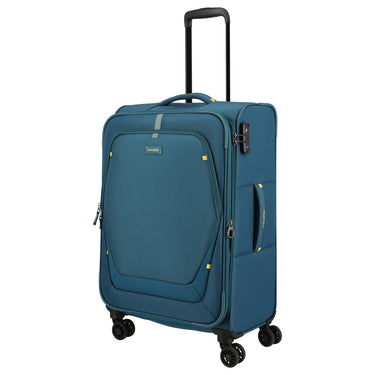 Travelite Umbria - Trolley mediano con 4 ruedas 67 cm extensible (color: petrol)
