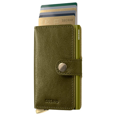 Secrid Premium Basco Miniwallet - Wallet RFID 6.5 cm (olive+)