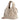 Coccinelle C-Easy Syn. Fur - Bolso de mano 20 cm (natural/rosette)