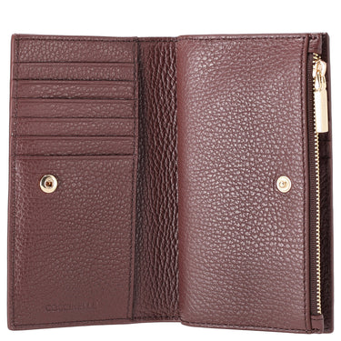 Coccinelle Metallic Soft - Portefeuille 12cc 16 cm (berry)