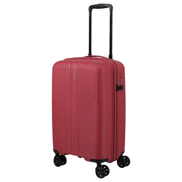 Travelite Air Stripe - Trolley Slim da cabina con 4 ruote 55 cm (rosso)