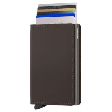 Secrid Matte Slimwallet - Geldbörse RFID 6.8 cm (truffle)