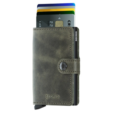 Secrid Vintage Miniwallet - Cartera RFID 6.5 cm (color: oliva-negro)
