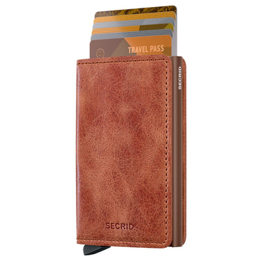 Secrid Vintage Slimwallet - Wallet RFID 6.8 cm (Color: cognac-brown)