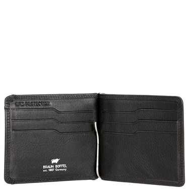 Braun Büffel Golf RFID - Money Clip 6cc 11 cm (Color: black)
