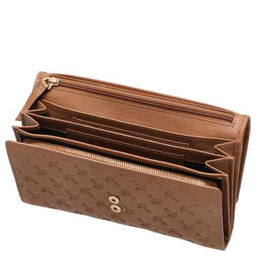 Joop Women Leggero Stampa Europa - Wallet 13cc 18 cm (cognac)