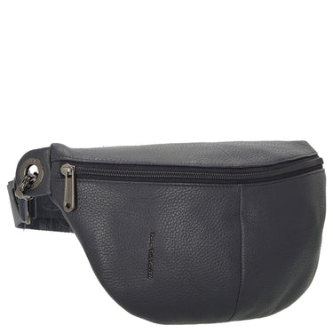 Mandarina Duck Mellow Leather Bum Bag - Riñonera 30 cm (dress blue)