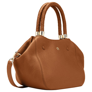 Aigner Carre Soft - Borsa a mano M 35 cm (cognac brown)