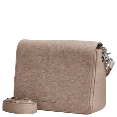Mandarina Duck Mellow Leather - Bandolera 36 cm (Color: warm taupe)