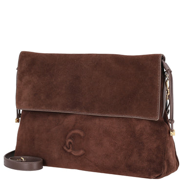 Coccinelle Lidia Suede Bim - Bolso bandolera 40 cm (brunette/brunet)