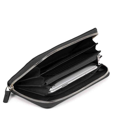 Piquadro GEA - Cartera 11cc 19 cm (negro)