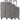 Somko Wave - 4-Rollen-Trolley Set 3tlg. (anthrazit)
