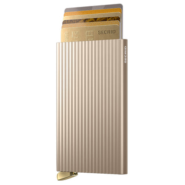 Secrid Cardprotector Fluted - Kreditkartenetui 6cc 10.2 cm RFID (cashmere+)