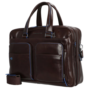 Piquadro Blue Square - Serviette 15" 41 cm extensible (mahogany)