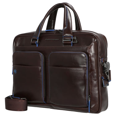 Piquadro Blue Square - Serviette 14" 39 cm (mahogany)