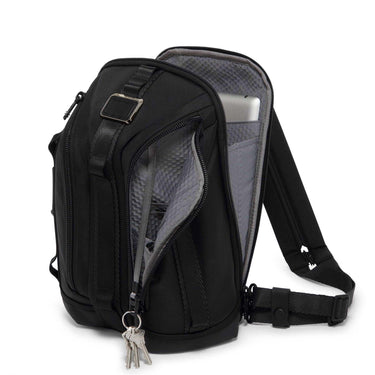TUMI Alpha Bravo - Knight Sling Bag/Backpack 35.5 cm (Color: black)