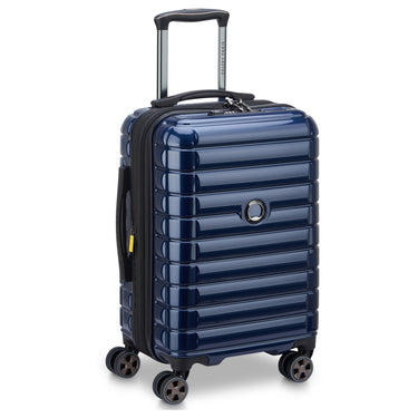 Delsey Paris Shadow 5.0 - Trolley cabine a 4 ruote USB 55 cm (marineblau)