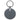 Porsche Design Circle - Schlüsselanhänger 9 cm (anthracite)