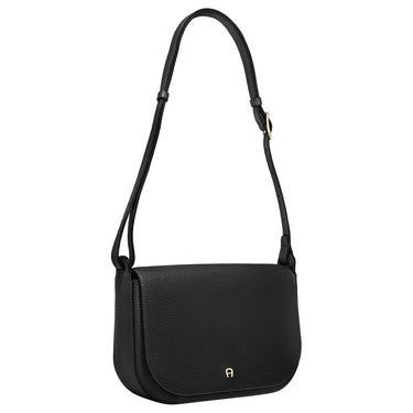 Aigner Pura M - Bolso bandolera 26 cm (negro)