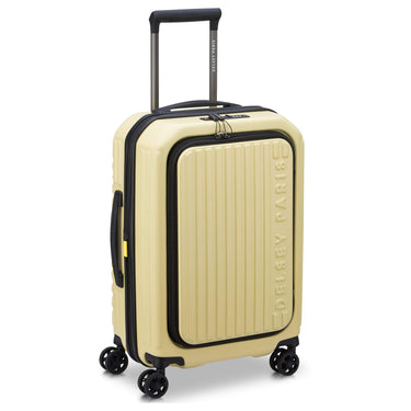 Delsey Paris Securitime - Maleta de cabina 4 ruedas S 55 cm (color: amarillo pálido)