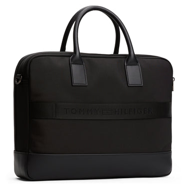 Tommy Hilfiger Nylon Travel - Borsa per laptop 40.5 cm (nera)