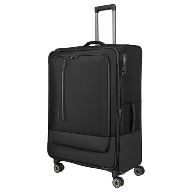 Travelite Crosslite - 4-Wheel Trolley XL 81 cm erw. (schwarz)