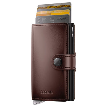 Secrid Dusk Miniwallet - Wallet 10.2 cm RFID (dark brown+)