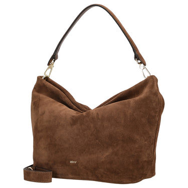 abro Ebony Suede - Beuteltasche 28 cm (wood)