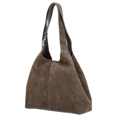 Coccinelle C-Easy Suede - Borsa shopper 31 cm (fango/fango)