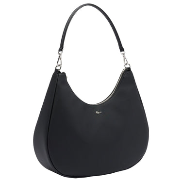 Lacoste Daily City Hobo Bag - Sac bandoulière 23 cm (noir)