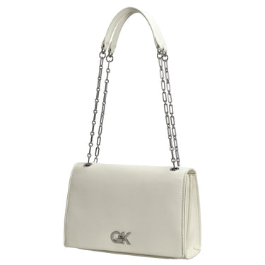 Calvin Klein CK Re-Lock - Borsa a tracolla M 24 cm (lily white)
