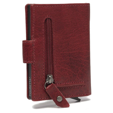 The Chesterfield Brand Prague - Credit Card Holder 6cc 10 cm RFID (Color: red)