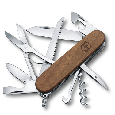 Victorinox Schweizer Taschenmesser "Huntsman Wood" 9.1 cm (legno di noce)